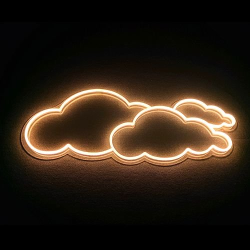 cloud neon sign