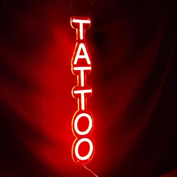 tattoo neon sign