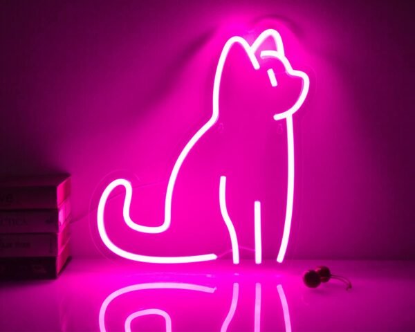love cat neon sign