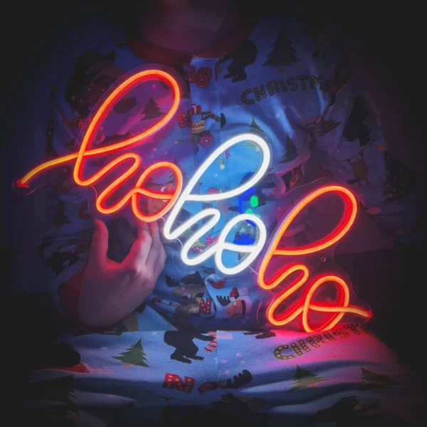 ho-ho-ho neon sign