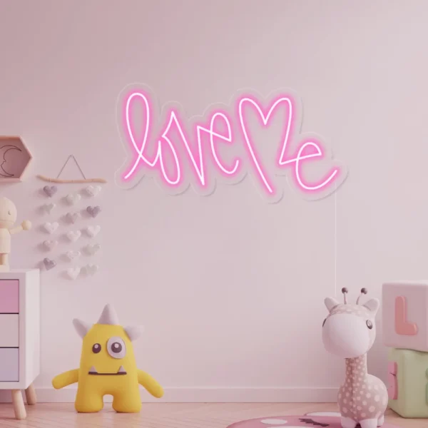 Love Me Neon Sign Home Decor