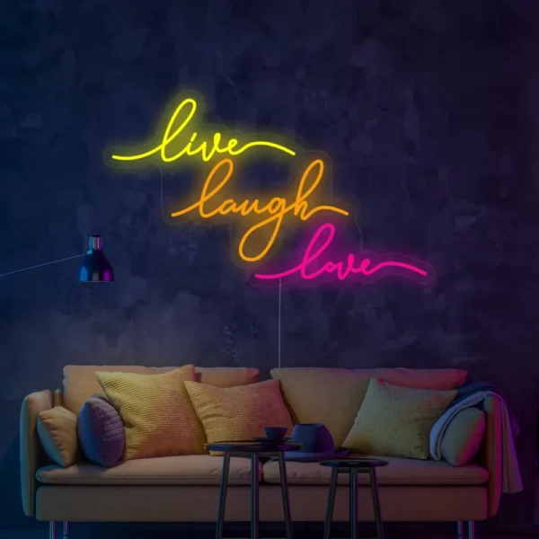 Live Laugh Love Neon Sign