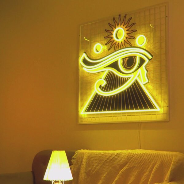 Eye of Ra Led Neon Acrylic Artwork