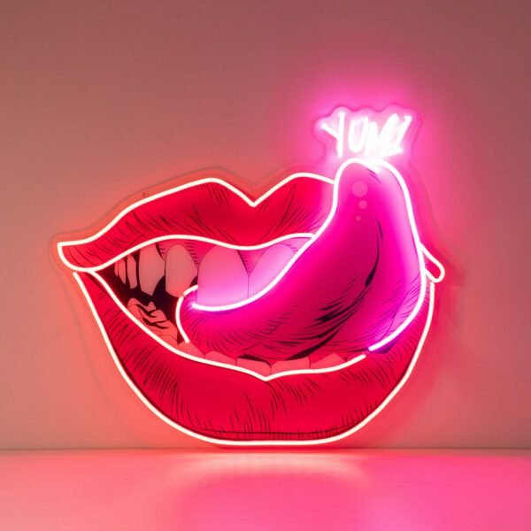 Taste of Your Lips Led Neon Acrylic Artwork