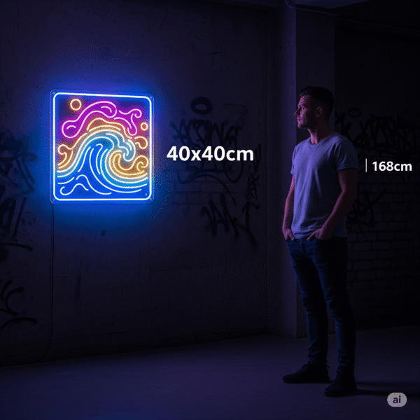 40X40CM Custom Logo Neon sign