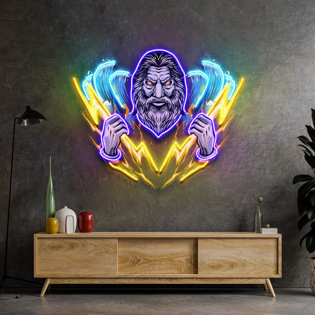 The Poseidon King LED Neon Sign Light Pop Art - Image 2
