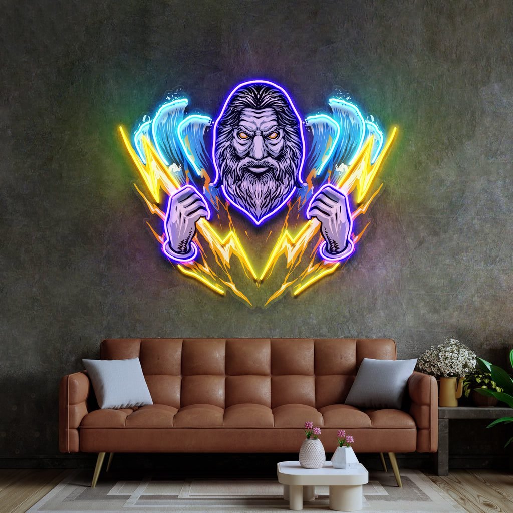 The Poseidon King LED Neon Sign Light Pop Art - Image 4