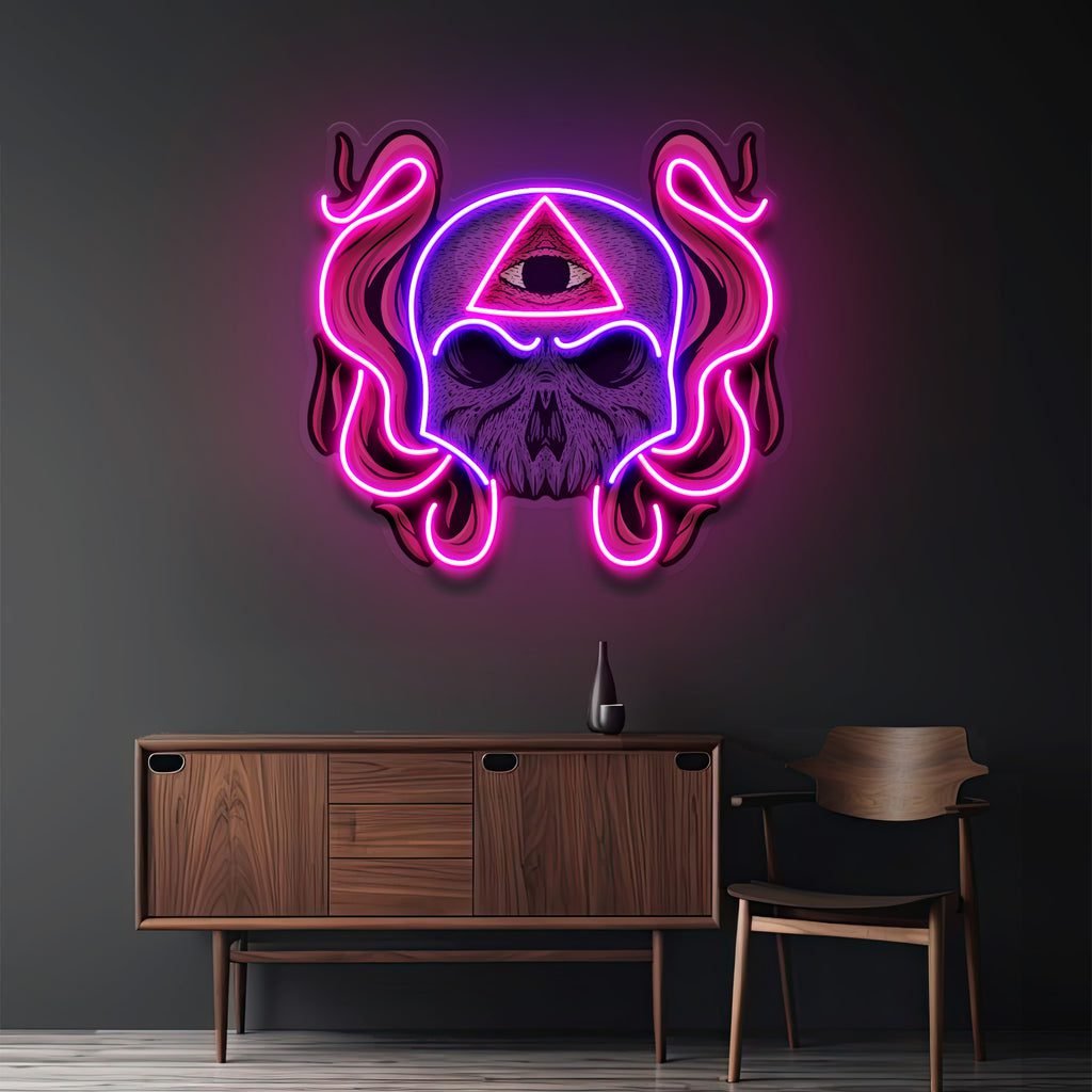 Skull Soul LED Neon Sign Light Pop Art - Image 2