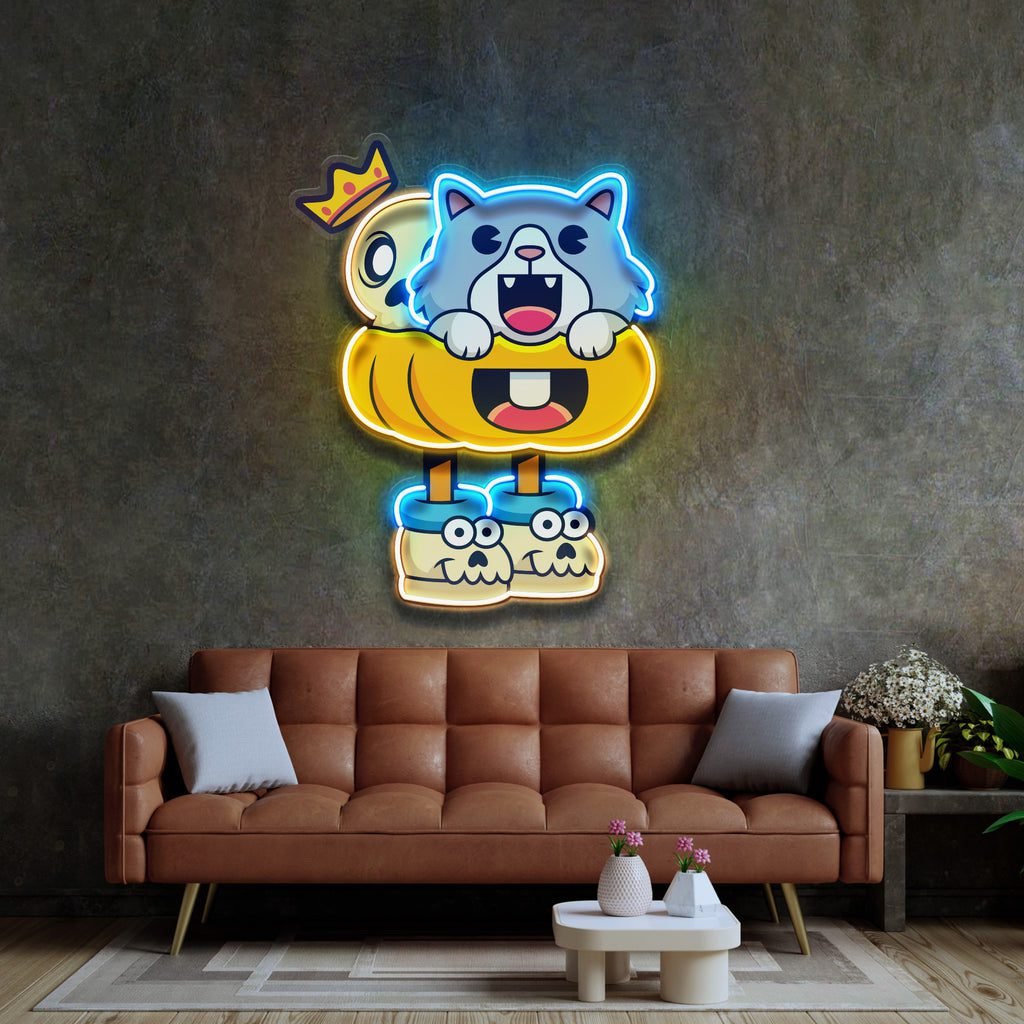 Tyrannosaurus Rex Head Fossil LED Neon Sign Light Pop Art - Image 4